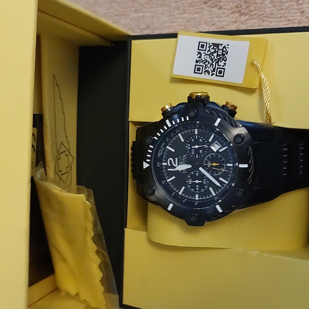 🔥Invicta Bolt Men's Watch - 51.5mm, Black (39697)